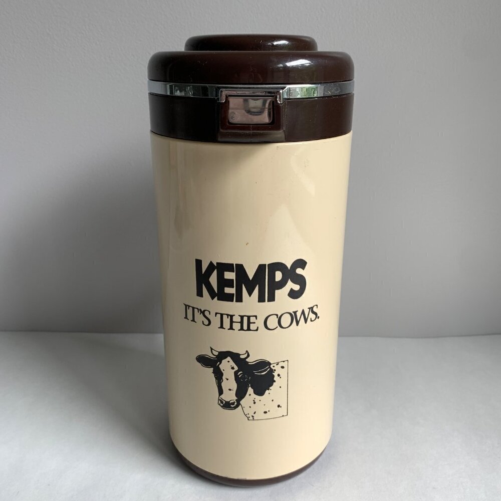 Kemps It's the Cows Thermal Carafe Vintage